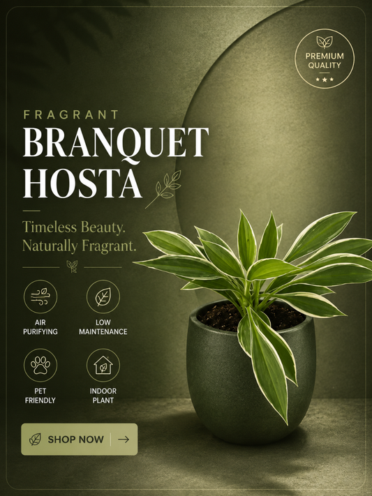 Hosta Fragrant Branquet (With Pot)